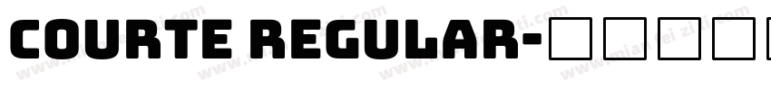 Courte Regular字体转换